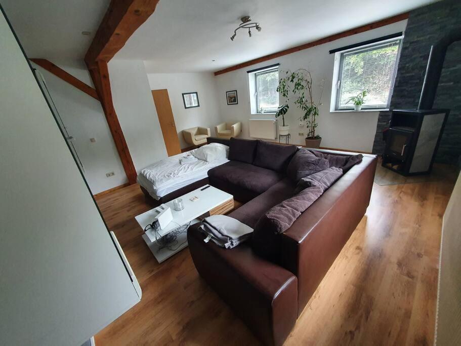 Kornhaus - Schoene Ferienwohnung Mit Pool, Kamin Und Terrasse Gottinga Esterno foto