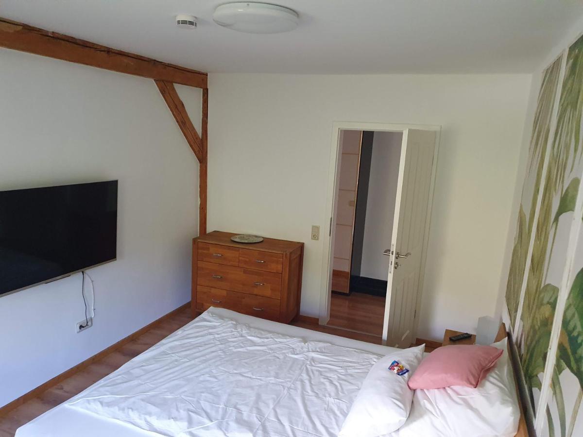 Kornhaus - Schoene Ferienwohnung Mit Pool, Kamin Und Terrasse Gottinga Esterno foto